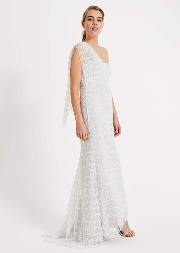 Phase Eight – Anabel Lace One Shoulder Wedding Dress Robes de mariée à moins de 1000 euros PHASE EIGHT