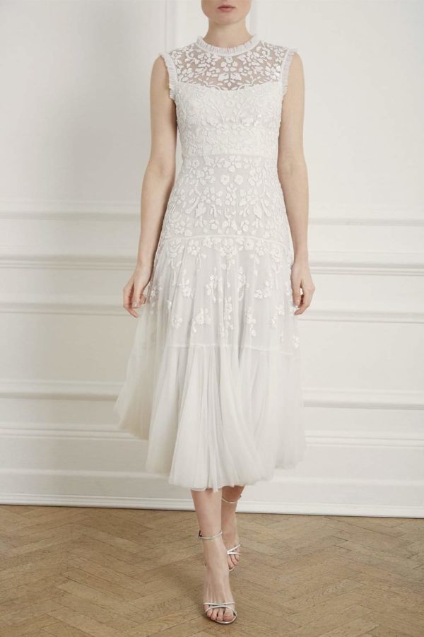 Needle & Thread – Bella Sequin Sleeveless Ballerina Bridal Dress Mariage Civil NEEDLE & THREAD