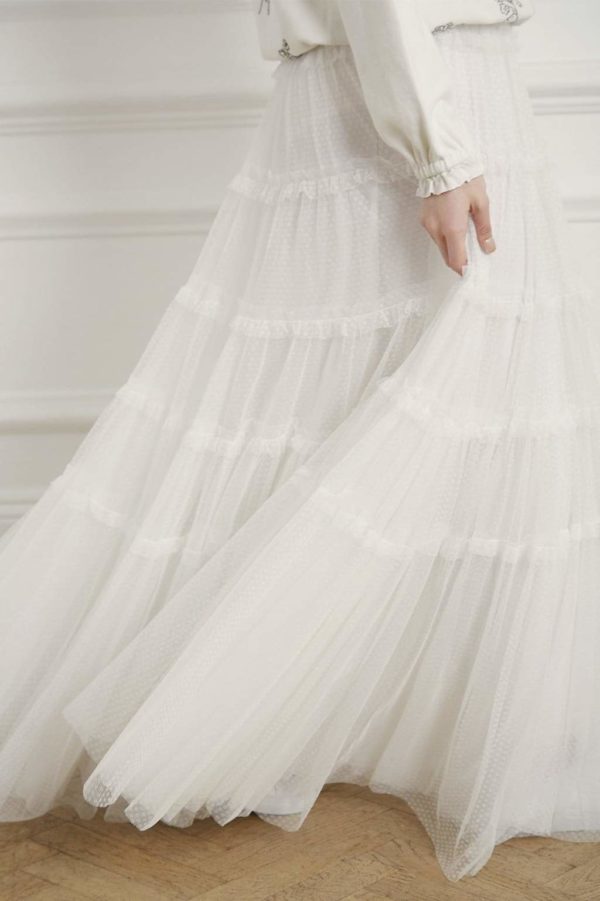Needle & Thread – Fallen Petals Bridal Maxi Skirt Crop top et jupes NEEDLE & THREAD
