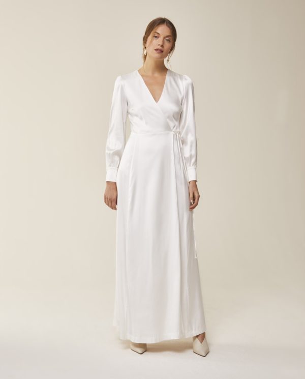 IVY & OAK – MAXI BRIDAL WRAP DRESS Robes de mariée à moins de 500 euros IVY & OAK