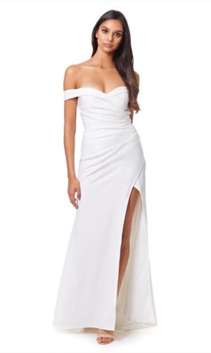 JARLO – Bluebell Bardot Bridal Dress Robes de mariée modernes JARLO