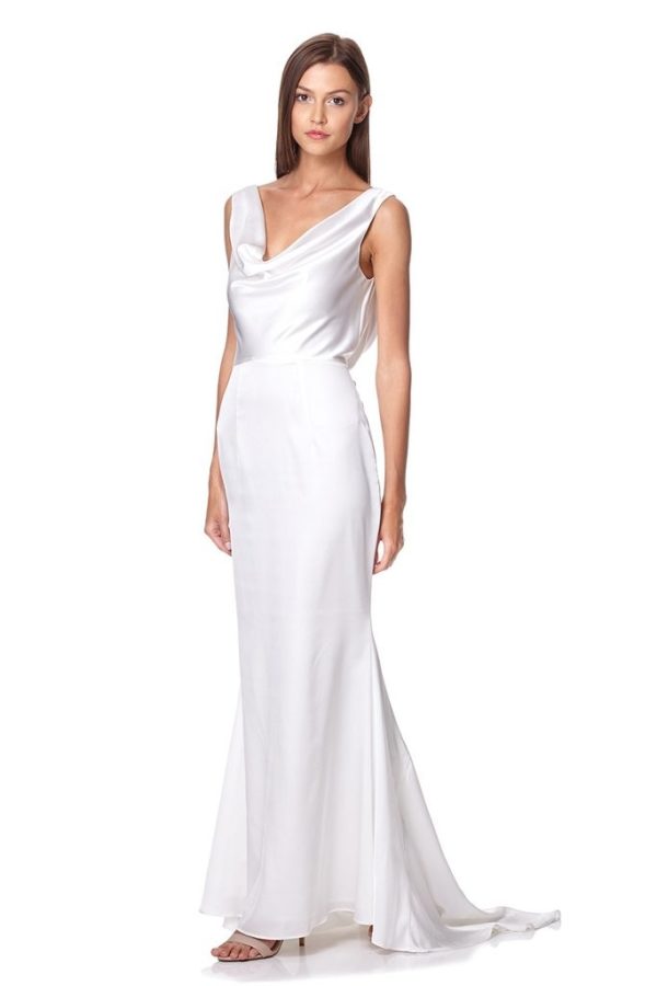 JARLO – Electra Cowl Front Maxi Dress Robes de mariée à moins de 200 euros JARLO
