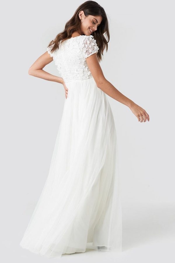 NA-KD – Meghan Dress White by Ida Sjöstedt Mariage Bohème NA-KD