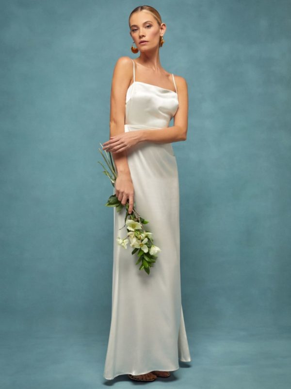 Reformation – Sauvignon Silk Dress Robes de mariée à moins de 1000 euros REFORMATION