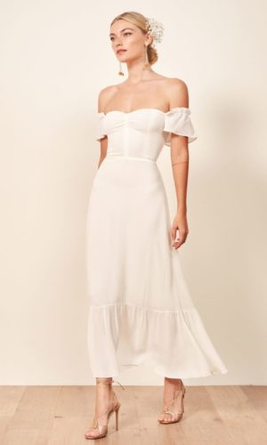 Reformation – Butterfly Dress Robes de mariée modernes REFORMATION