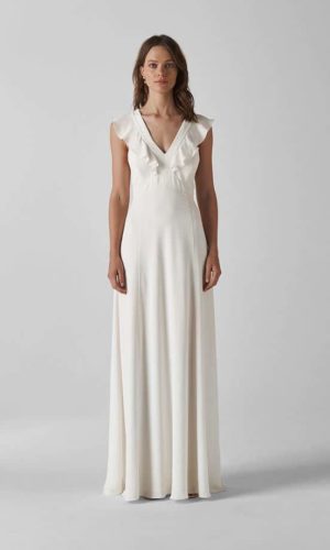 Whistles – Eve Silk Wedding Dress Robes de mariée à moins de 1000 euros WHISTLES