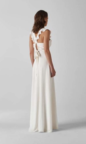 Whistles – Eve Silk Wedding Dress Robes de mariée modernes WHISTLES