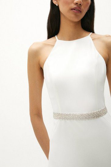 Coast BRIDAL – Premium Waist Detail Bridal Belt Ceinture mariage COAST