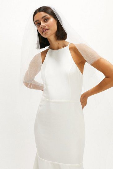 Coast BRIDAL – Textured Tulle Bandeau Maxi Dress Mariage Bohème COAST