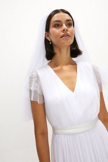Coast BRIDAL – V Neck Embroidered Maxi Dress Mariage Bohème COAST