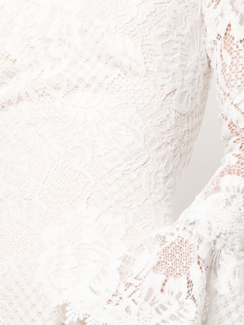 Tadashi Shoji BRIDAL – robe Corbin à manches évasées Luxe FARFETCH