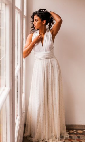 Mimetik – Removable tulle overskirt, gold polka dot tulle skirt for wedding dress, overskirt for wedding dress, removable wedding skirt in tulle Crop top et jupes ETSY