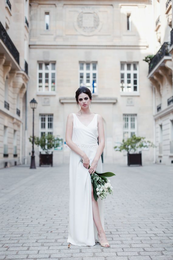 MetamorphoseParis – SILK MARIEE ROBE | Etsy France Robes de mariée à moins de 1000 euros ETSY