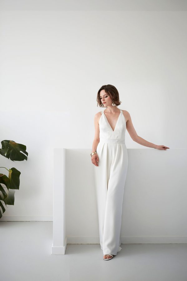 SerieBlanche – Wedding ivory jumpsuit TANGO Combinaisons de mariage ETSY
