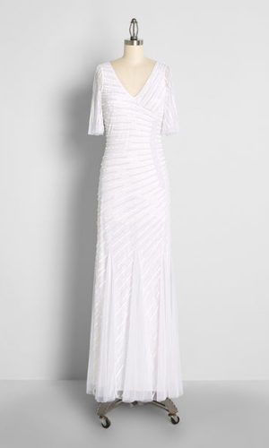 ModCloth – Breathtaking Beadwork Maxi Dress Robes de mariée à moins de 500 euros MODCLOTH