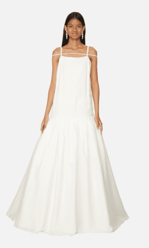 JACQUEMUS – La robe Amour en lin Robes de mariée modernes JACQUEMUS