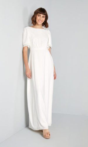 ModCloth – Lace You Down the Aisle Maxi Dress Robes de mariée à moins de 200 euros MODCLOTH