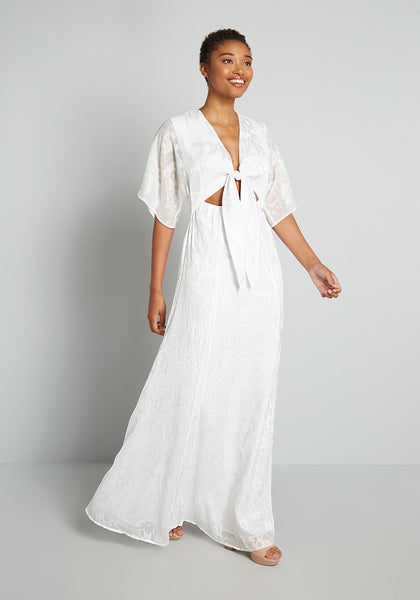 ModCloth – Love in the Abstract Maxi Dress Robes de mariée à moins de 200 euros MODCLOTH