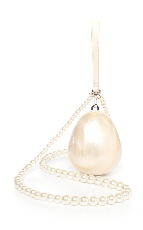 Simone Rocha – Micro Pearl Egg Crossbody Bag Pochettes mariage