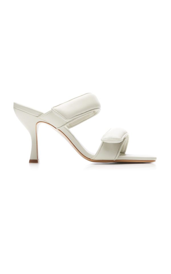 Gia Borghini – Puffy Leather Sandals Escarpins mariage