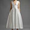 Coast &#8211; Structured Deep V Full Midi Dress, The Wedding Explorer