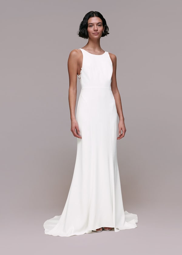 Whistles – Lina Lace Insert Wedding Dress Robes de mariée The Wedding Explorer