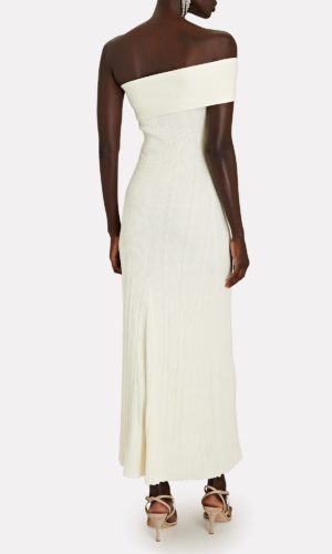 INTERMIX – Brea One-Shoulder Cotton-Blend Maxi Dress Mariage Civil INTERMIX