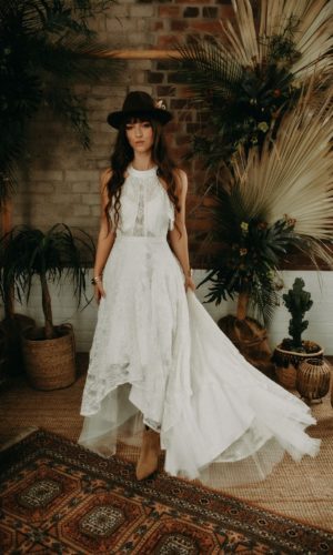 LABUDE – Boho Wedding Dress Jade Robes de mariée bohèmes ETSY