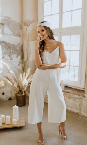 LABUDE – Bridal Jumpsuit Frankie in creamy white Combinaisons de mariage ETSY