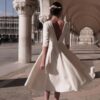 Maison Lemoine &#8211; Robe Lauren blanche, The Wedding Explorer