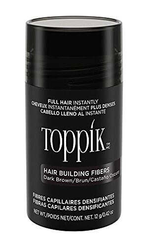 TOPPIK- Fibres Capillaires Densifiantes à base de Kératine pour des Cheveux à l’Aspect Naturellement plus Epais- Brun Foncé Beauté mariage