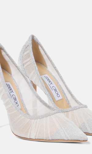 JIMMY CHOO Escarpins Love 100 en tulle Escarpins à talons mariage The Wedding Explorer JIMMY CHOO Escarpins Love 100 en tulle Escarpins à talons mariage The Wedding Explorer