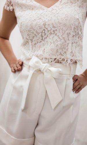 Short de la mariée Tenues pour la mariée moderne The Wedding Explorer