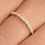 Bague Or blanc 750 ‰ Diamant MET M Accessoires mariage The Wedding Explorer