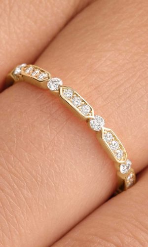 Bague Or blanc 750 ‰ Diamant MET M Accessoires mariage The Wedding Explorer