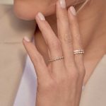 Bague Or blanc 750 ‰ Diamant MET M Accessoires mariage The Wedding Explorer