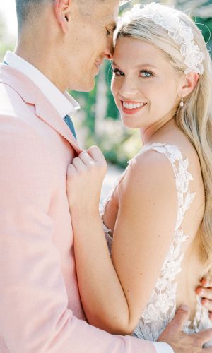 Serre-tête de mariée Gracie band blanc Accessoires cheveux mariage The Wedding Explorer