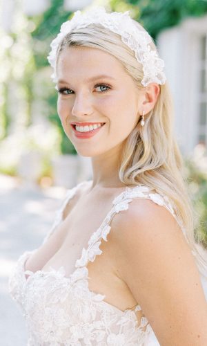 Serre-tête de mariée Gracie band blanc Accessoires cheveux mariage The Wedding Explorer Serre-tête de mariée Gracie band blanc Accessoires cheveux mariage The Wedding Explorer