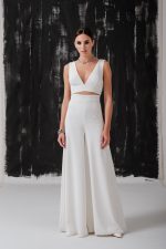 JUD – Pantalon blanc évasé Jupes mariage The Wedding Explorer