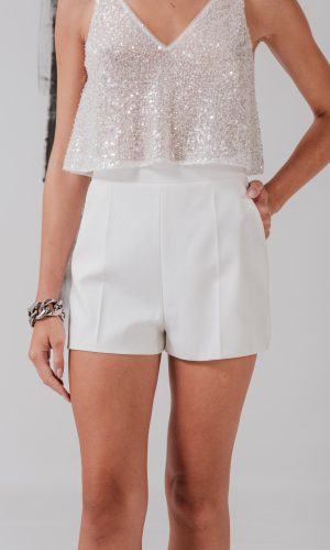 INA – Short blanc Tenues pour la mariée moderne The Wedding Explorer