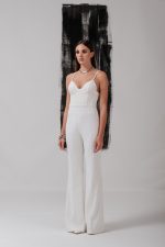 LUZ – Pantalon blanc pattes d’Éléphant Tailleurs de mariage The Wedding Explorer