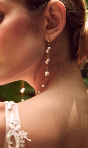 Gisela – Boucles d’oreilles romantiques avec perles Accessoires mariage The Wedding Explorer