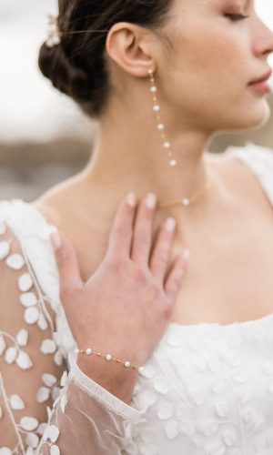 Pensées – Bracelet délicat perles naturelles Accessoires mariage The Wedding Explorer Pensées – Bracelet délicat perles naturelles Accessoires mariage The Wedding Explorer