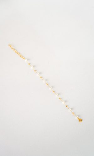 Pensées – Bracelet délicat perles naturelles Accessoires mariage The Wedding Explorer