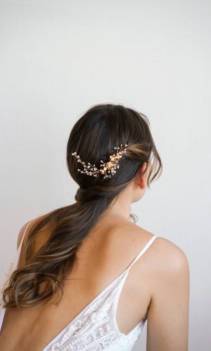 Mimosa – Vigne à cheveux mariée bohème Accessoires cheveux mariage The Wedding Explorer