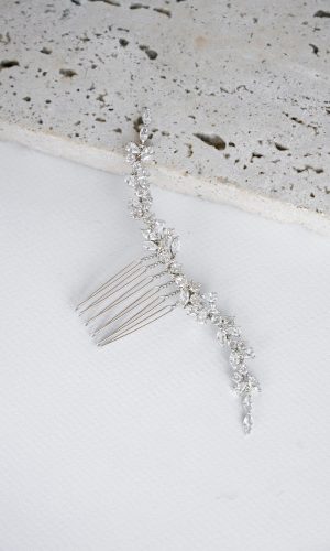 Lavande – Peigne mariage zircon Accessoires cheveux mariage The Wedding Explorer