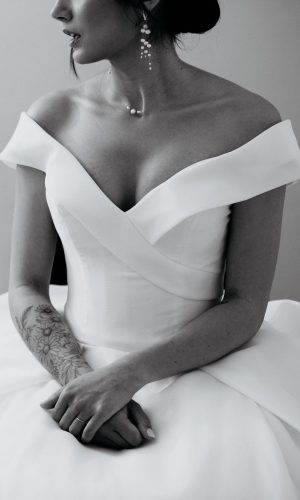 Liliana  – Collier mariage perles et fil transparent Accessoires mariage The Wedding Explorer