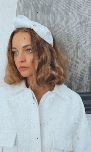 Serre-Tête de mariée en soie CC Accessoires cheveux mariage The Wedding Explorer Serre-Tête de mariée en soie CC Accessoires cheveux mariage The Wedding Explorer