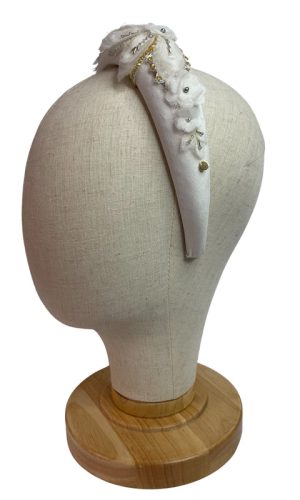 Serre-Tête de mariée perlé et floral Tsarine Accessoires cheveux mariage The Wedding Explorer