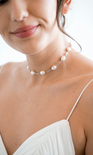 Gardénia – Ras de cou perles baroques Accessoires mariage The Wedding Explorer